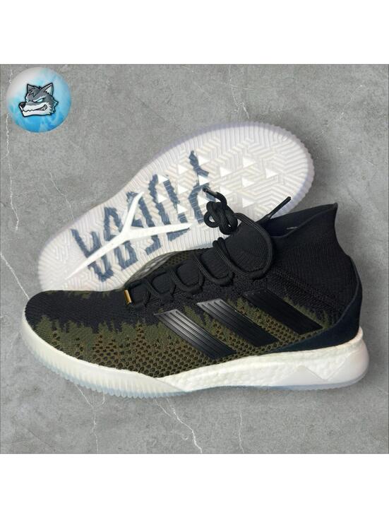 adidas Other - Adidas Paul Pogba Predator Shoes Black Green Indoor Soccer Mens 9 BB7416 New